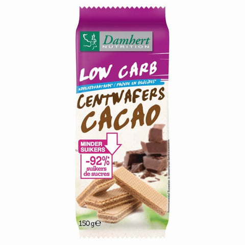Wafer al cacao low carb senza zucchero