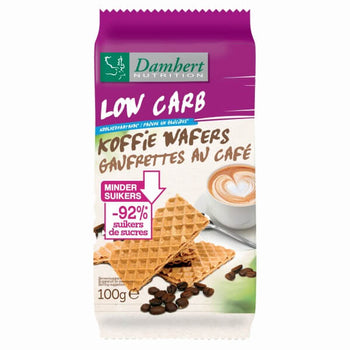Wafer low carb senza zucchero al caffè