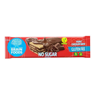 Wafer senza glutine al doppio cioccolato - Brain Foods